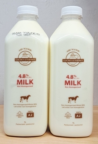 Milk - 1L Plastic - 4.8% Guernsey